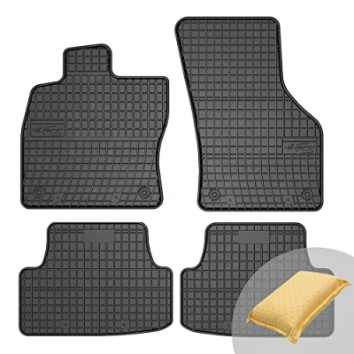 Abbildung von FROGUM El Toro Gummimatten Ganzjähriges Set von Autofussmatte Auto Fußmatten für Audi A3 8V 2013 20, SEAT Leon III 2012 Golf VII VIII ab 2019 Beständiges Gummi Material