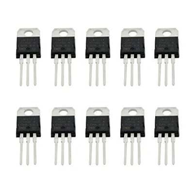 Abbildung von 10PCS LM317T LM317 Einstellbarer Spannungsregler mit drei Anschlüssen To 220 Transistorausgang 1.5A 1.2V 37V