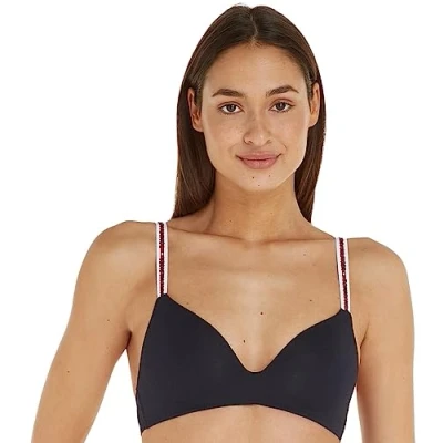 Abbildung von Tommy Hilfiger Triangle BRA Tshirt BH, Damen, Größe: 70A, Desert sky