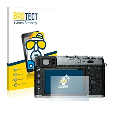Abbildung von BROTECT Entspiegelungs Schutzfolie für Fujifilm X100T (2 Stück) Matte Displayschutz Folie, Anti Reflex, Fingerprint