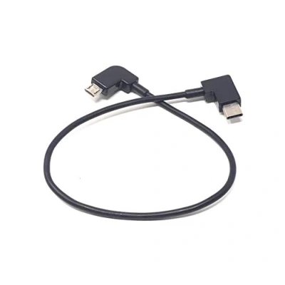Abbildung von System S Micro USB auf 3.1 Typ C Kabel rechts Winkel 25cm Laderichtung