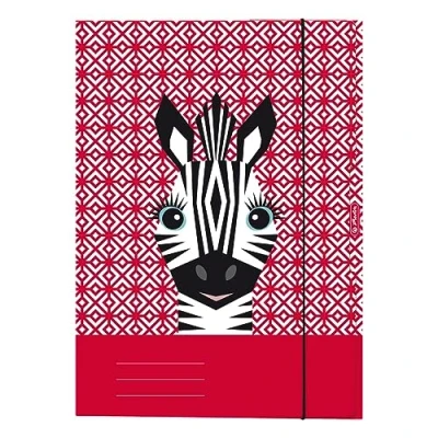 Abbildung von Herlitz 50040353 Sammelmappe A4 Cute Animals Zebra, 1 Stück, mehrfarbiig