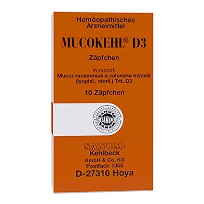 Abbildung von Mucokehl D 3 Zäpfchen 10 St