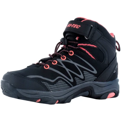 Abbildung von Hi Tec Outdoorschuh &quot;Hi Blackout Mid Wp Jrg&quot;, Klett /Schnürkombination, wasserdicht