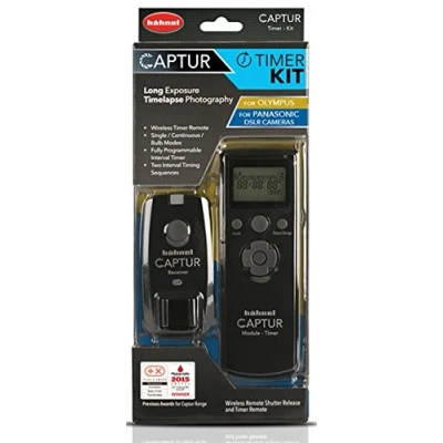 Abbildung von Hähnel HL C OL PA TIM Captur Timer Kit Kabelloser Fernauslöser und Timerauslöser für Olympus/Panasonic schwarz