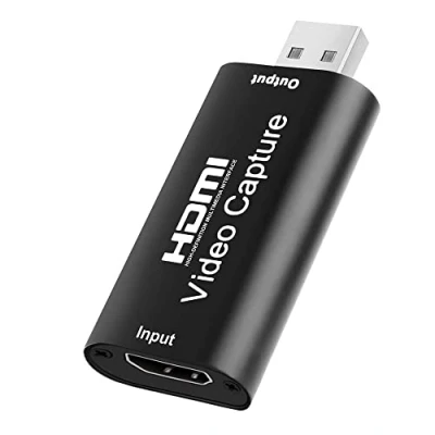 Abbildung von Ziyan Video Capture Card hdmi USB Adapter, 4K USB2.0 1080P für Gaming, Streaming TV, Rekorder Live Windows Mac OS