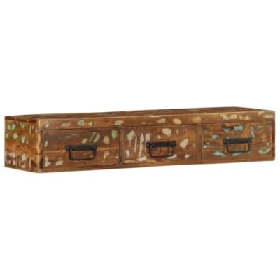 Abbildung von vidaXL TV Wandschrank 100x30x19 cm Altholz Massiv