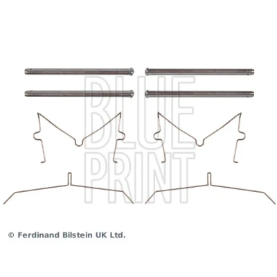 Abbildung von BLUE PRINT ADBP480002 Zubehörsatz, Scheibenbremsbelag Vorderachse TOYOTA: HILUX 3 Pick up