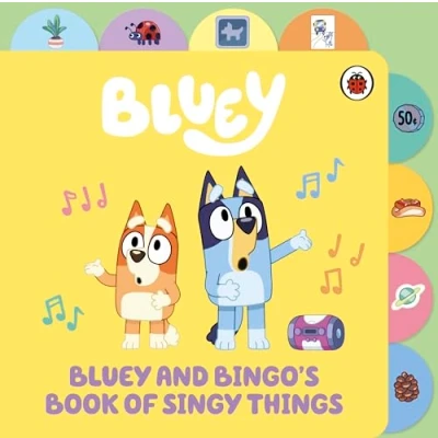 Abbildung von Bluey: Bluey and Bingo’s Book of Singy Things: Tabbed Board