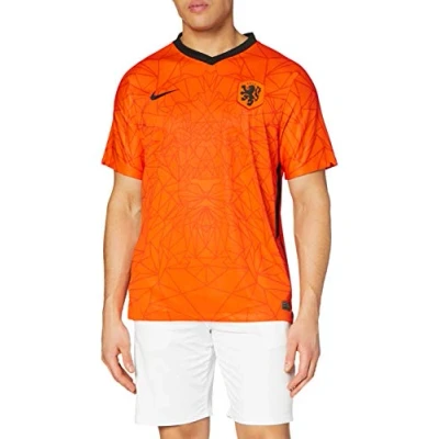 Abbildung von Nike Herren KNVB M NK BRT STAD JSY SS HM T Shirt, Safety orange/Black, 3XL
