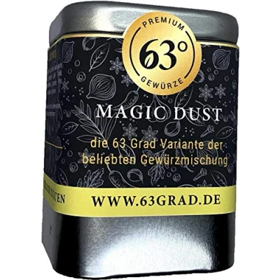 Abbildung von 63 Grad Magic Dust BBQ Rub Gewürzmischung zum Marinieren von Fleisch (100g)