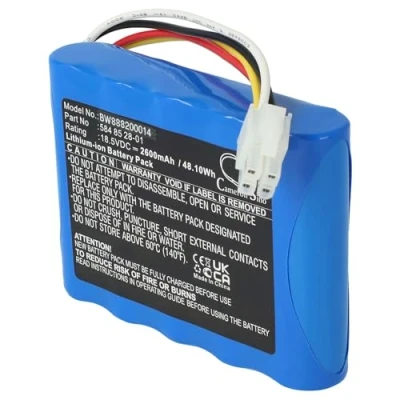 Abbildung von vhbw 1x Akku kompatibel mit Gardena Sileno Minimo 250m2, 500m2 Rasenmäher (2600mAh, 18,5V, Li Ion)