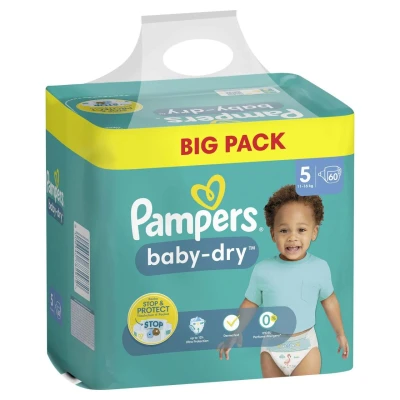Abbildung von Pampers® Windeln Baby Dry Größe 5 60ST für Babys und Kleinkinder (4 18 Monate)