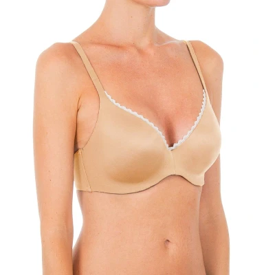 Abbildung von Playtex Damen Bügel BH gepolsterter Körbchen Push Up 24H Soft Absolut Bh, Weiss, 85B