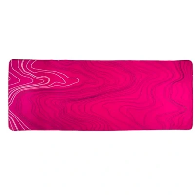Abbildung von lachineuse XXL Mauspad Topografische Karte Rot 800 x 300 3 mm originelle Deko rutschfest und wasserfest Büro Geschenkidee Japan Asien
