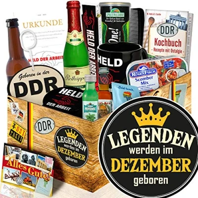 Abbildung von Legenden Dezember + Geburtstagsgeschenke Ideen Männer Paket DDR
