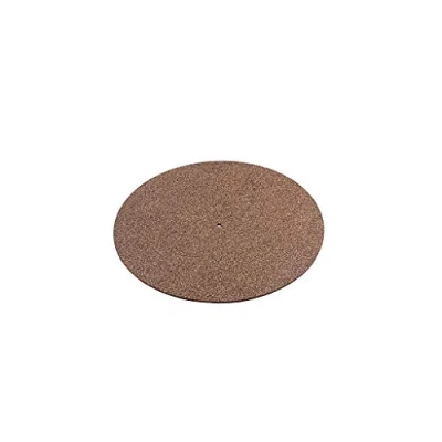 Abbildung von Alnicov Cork &amp; Rubber Plattenspieler Matte Slipmat Anti Static Für LP Vinyl Record