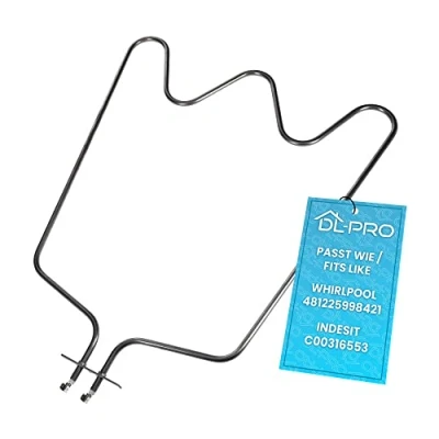 Abbildung von DL pro Heizung Heizelement Unterhitze 1150W 230V für Bauknecht Whirlpool Ignis 481225998421 Backofen Herd