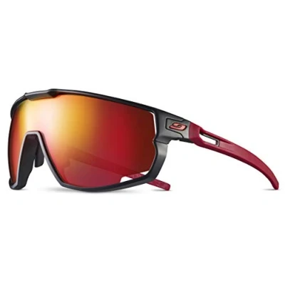Abbildung von JULBO Men&#039;s Rush Sunglasses, Schwarz/Rot, L
