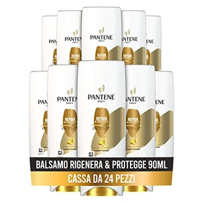 Abbildung von Pantene Pro V Regeneriert und schützt die Haare, repariert Anzeichen von Schäden, 24 x 90 ml