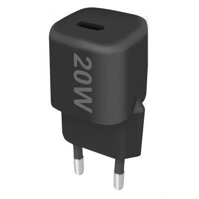Abbildung von Fontastic Netzteil GaNto20 USB Type C PD 20W schwarz