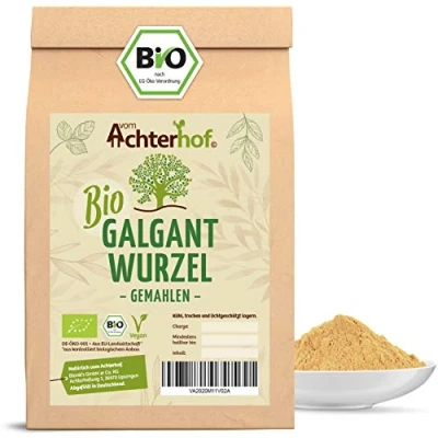 Abbildung von Galgant Pulver Bio (250g) Galgantwurzel gemahlen aus kbA vom Achterhof