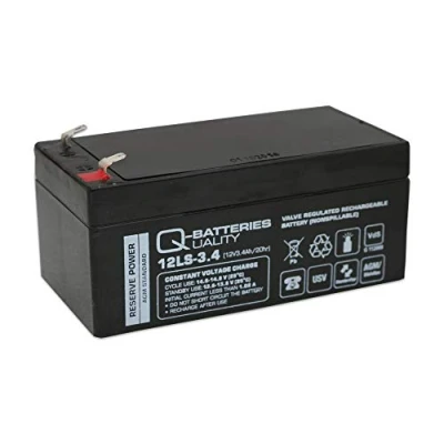 Abbildung von Q Batteries 12LS 3.4 AGM Batterie 12V 3,4Ah wartungsfrei