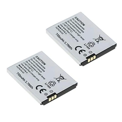Abbildung von 2X Ersatz Akku für AVM Fritz!Fon MT F C5 C4 M2 ACCU mit 750mAh Li ion