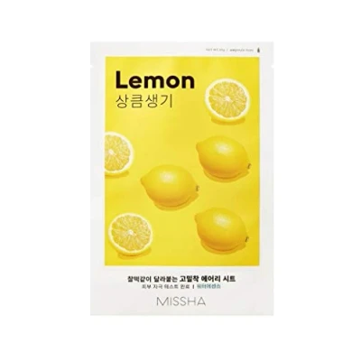 Abbildung von MISSHA Pure Source Cell Sheet Mask Limone Lemon gesichtsmaske Korean Kosmetik 10 pcs