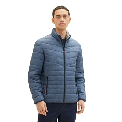 Abbildung von TOM TAILOR Herren 1034033 Jacke, 30958 Navy Grey Minimal Design, S