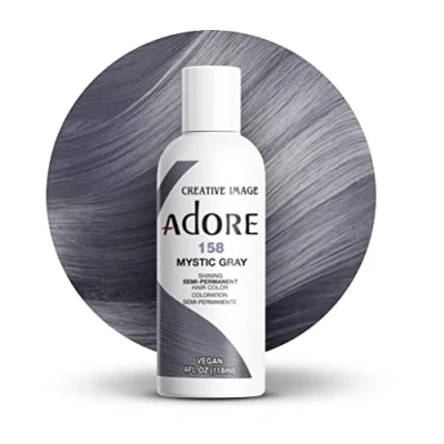 Abbildung von Adore Shining Semipermanente Haarfarbe, Mystic Gray (158), 118 ml
