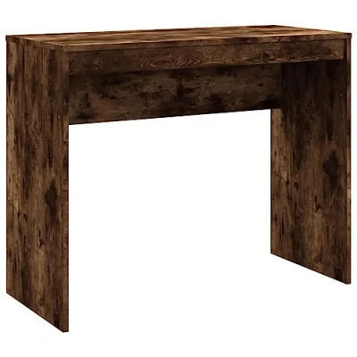 Abbildung von vidaXL Schreibtisch Computertisch Arbeitstisch Bürotisch PC Tisch Büro Laptoptisch Büromöbel Arbeitszimmer Räuchereiche 90x40x72cm Holzwerkstoff