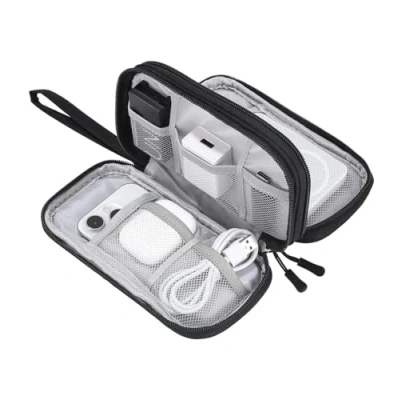 Abbildung von SOBEAU Kabeltasche, Elektronische Tasche Organizer, Kabeltasche Reise für Power Adapter, Kabel, Ladegerät, Powerbank, USB Stick, Travel Organizer Handyladekabel Elektronik Zubehör