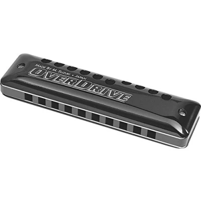 Abbildung von Suzuki MR 300 Diatonische Mundharmonika Overdrive Low F Schwarz