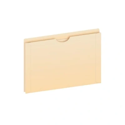 Abbildung von Pendaflex Aktenjacken, legale Größe, Manila, 5,1 cm Erweiterung, verstärkte gerade geschnittene Laschen mit Daumenschnitt, 50 Stück pro Box (23200EE), beige