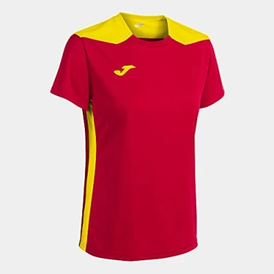 Abbildung von Joma T Shirt mit kurzen Ärmeln Championship VI Rot Gelb, 901265.609.2XL