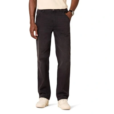 Abbildung von Amazon Essentials Herren Arbeits Jeans mit lockerer Passform, Verwaschenes Schwarz, 30W / 34L