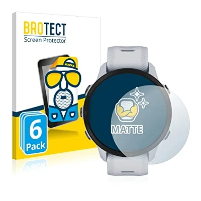 Abbildung von BROTECT Entspiegelungs Schutzfolie für Garmin Forerunner 955 (6 Stück) Matte Displayschutz Folie, Anti Reflex, Fingerprint
