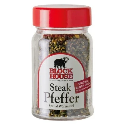 Abbildung von Block House Steak Pfeffer, Glas 12 x 50 g Gastropack
