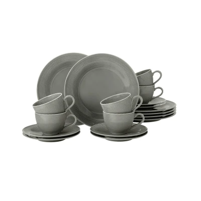 Abbildung von Seltmann Weiden Beat Perlgrau uni Kaffeeservice 18tlg.