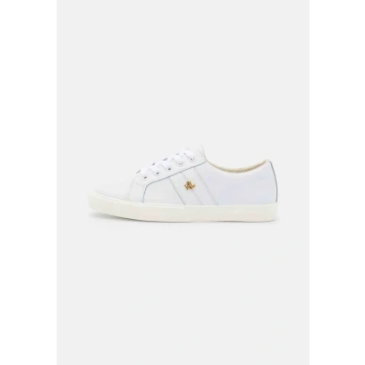 Abbildung von Lauren Ralph Janson II Action Leather Sneaker low, Damen, Größe: 36, Real white Schuhe