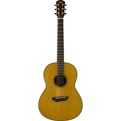Abbildung von Yamaha CSF1MVN Westerngitarre natur, Kompakte und elegante Akustikgitarre mit sattem Sound, Ideal für unterwegs, Inklusive Gitarrentasche, ¾ Mensur