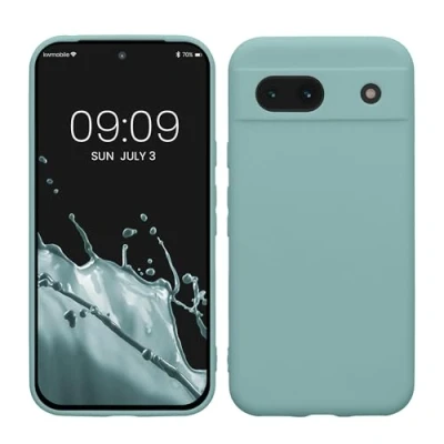 Abbildung von kwmobile Handyhülle kompatibel mit Google Pixel 8a Hülle Handy Case aus weichem Silikon in Antique Stone