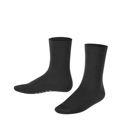 Abbildung von Falke Cotton Finesse UNI Socken für Kinder, Größe: 31 34, Black
