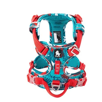 Abbildung von WINHYEPET True Love No Pull Hundegeschirr, verstellbare Außenweste Reflektierendes Nylon Geschirr für weiche Haustiere Hund Geeignet Kleine Mittelgroße Rassen TLH5653 (Amouflage Blau, XL)