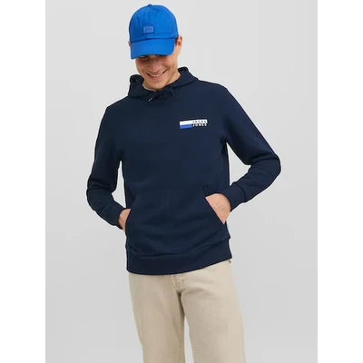 Abbildung von Jack &amp; Jones LOGO Kapuzenpullover, Herren, Größe: XS, Navy blazer