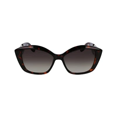Abbildung von KARL Lagerfeld Sonnenbrille, Damen, Größe: 56, Tortoise