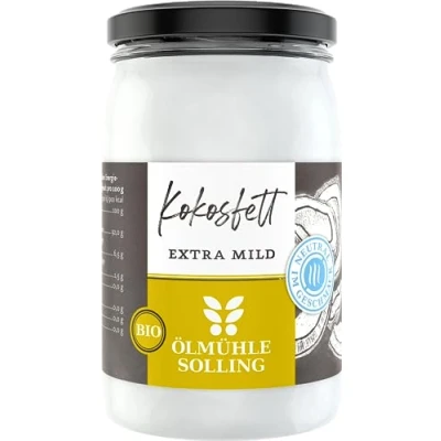 Abbildung von Kokosfett desodoriert 250 ml Glas Bio Ölmühle Solling