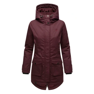 Abbildung von Navahoo Brinjaa Wintermantel, Damen, Größe: XS, Dark red melange
