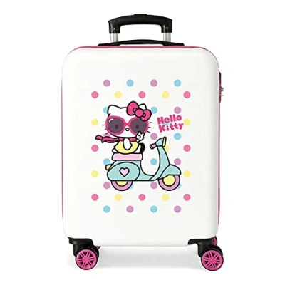 Abbildung von Hello Kitty Girl Gang Kabinenkoffer Rosa 38x55x20 cms Hartschalen ABS Kombinationsschloss 35L 2,3Kgs 4 Räder Handgepäck